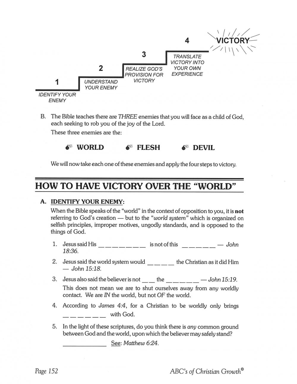 The ABC's of Christian Growth