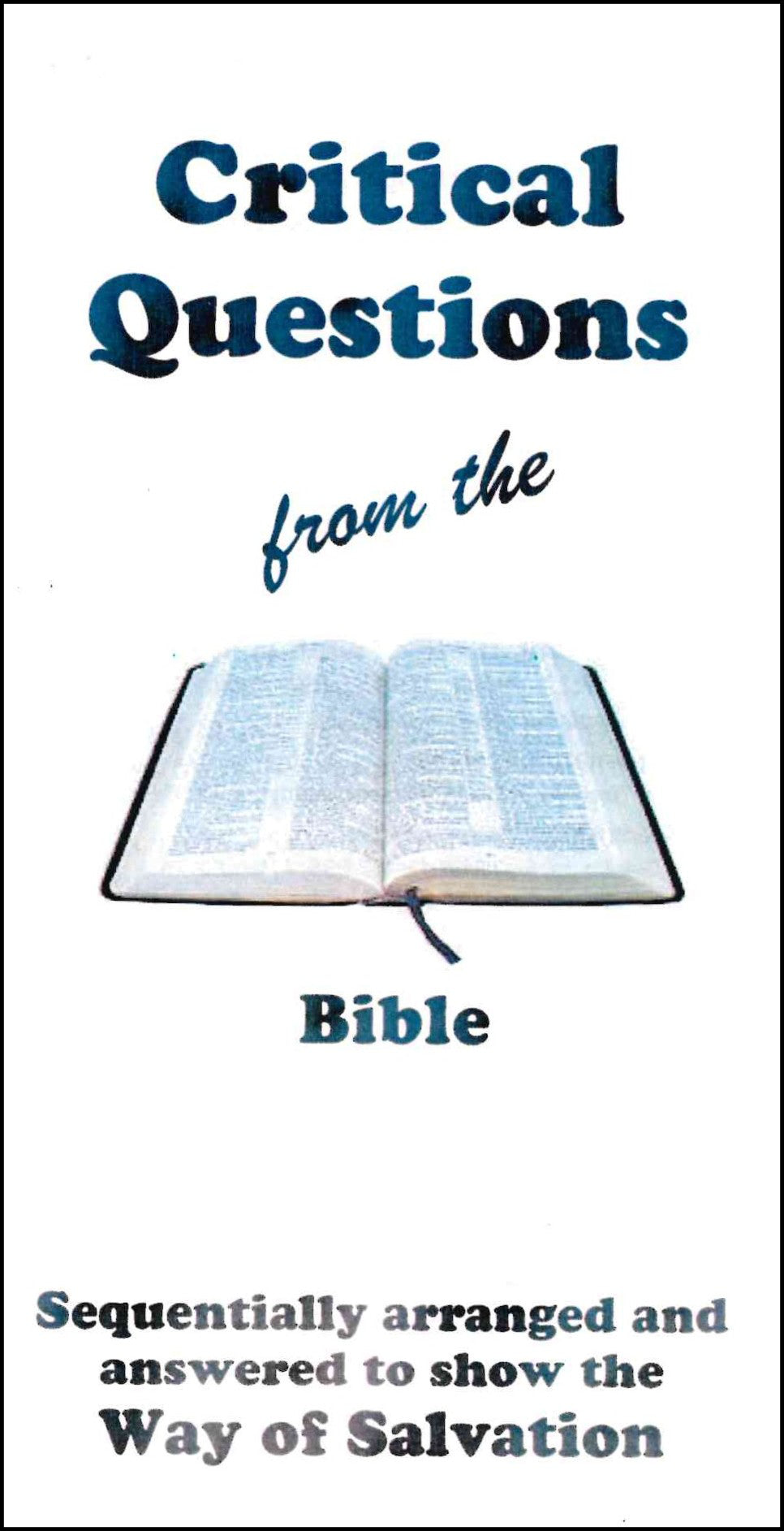 Critical Questions from the Bible