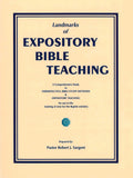 Expository Bible Teaching (First Edition)