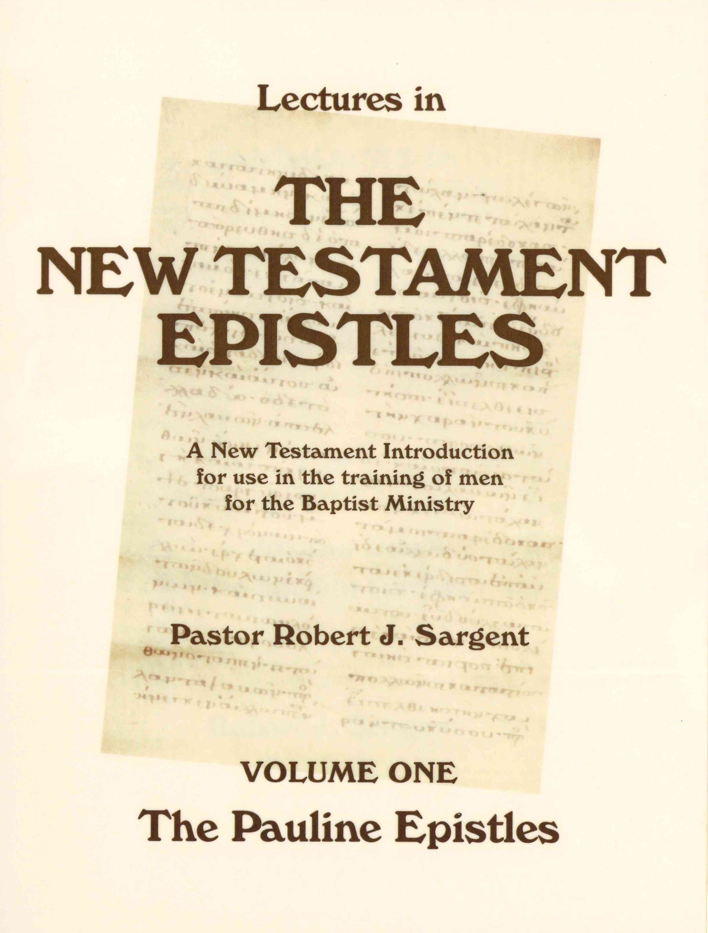 The New Testament Epistles
