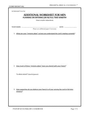 Premarital Biblical Counseling