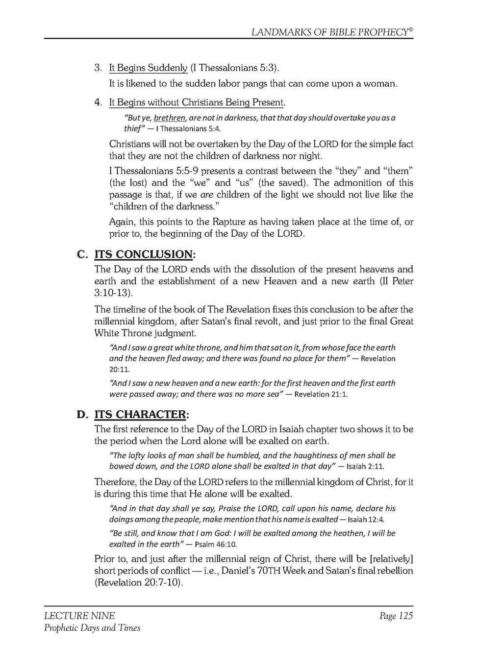 Bible Prophecy