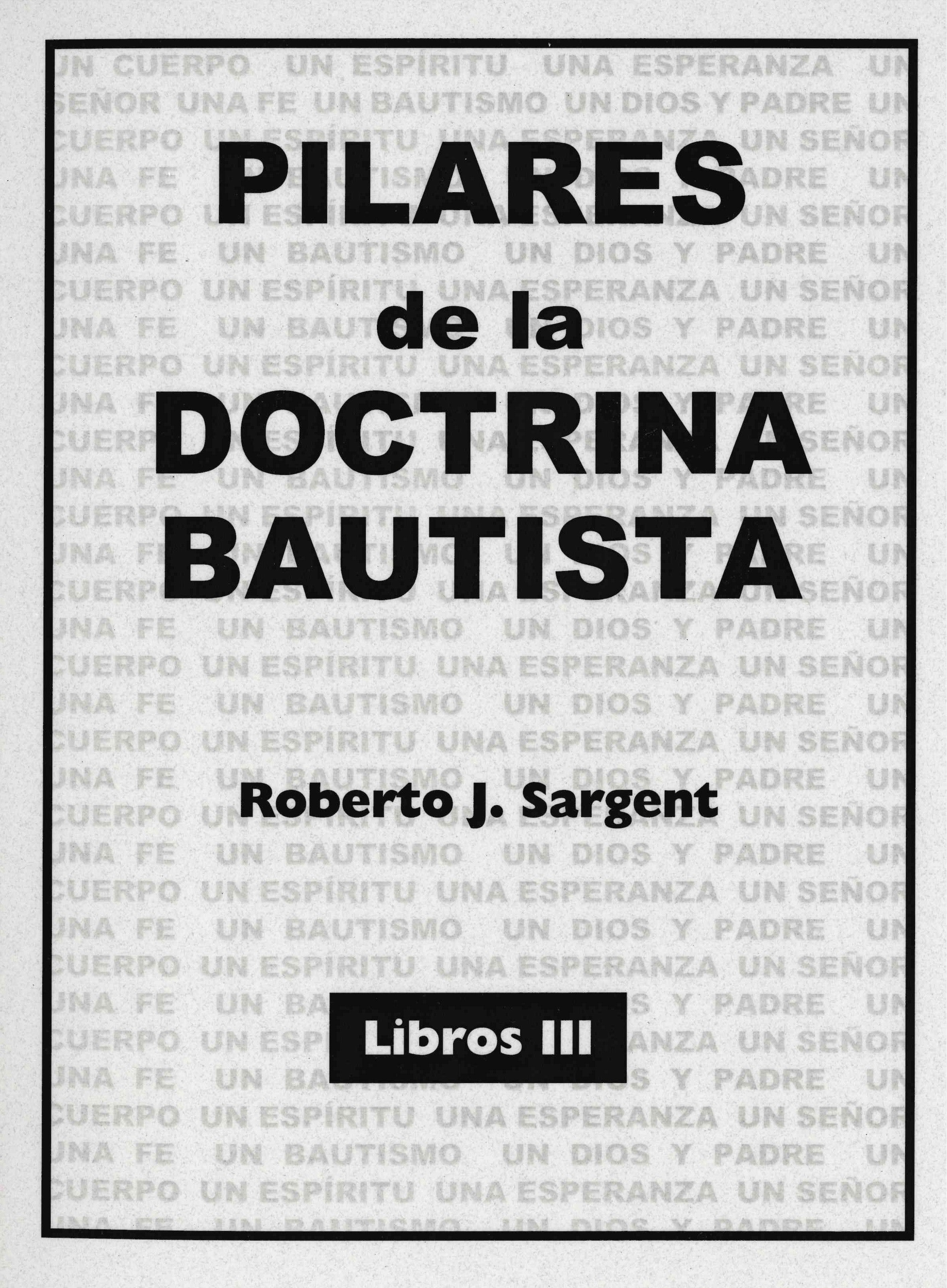 Pilares de la Doctrina Bautista