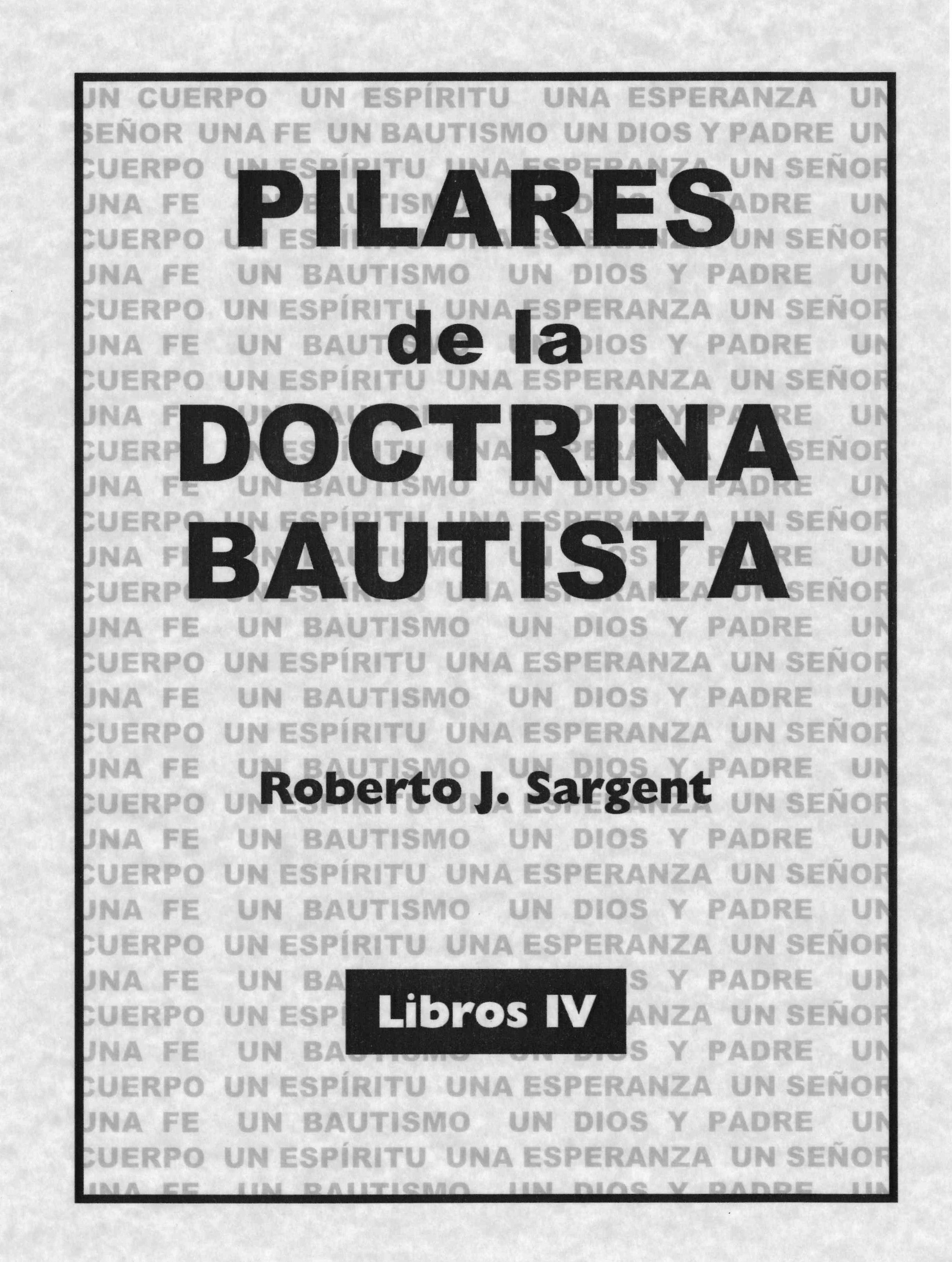 Pilares de la Doctrina Bautista
