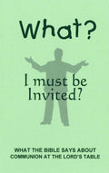 What? I Must Be INVITED?