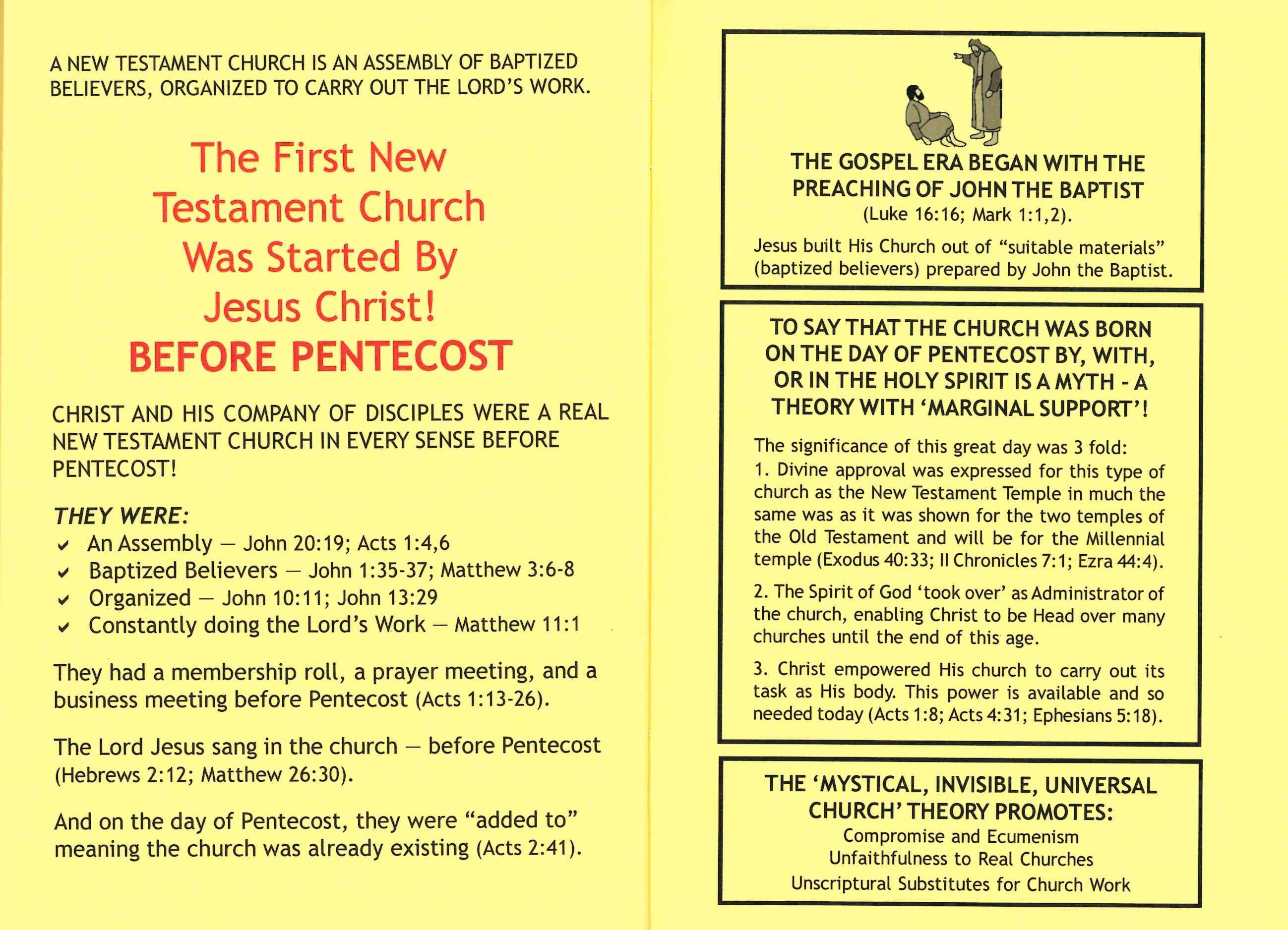 What is a New Testament Church?